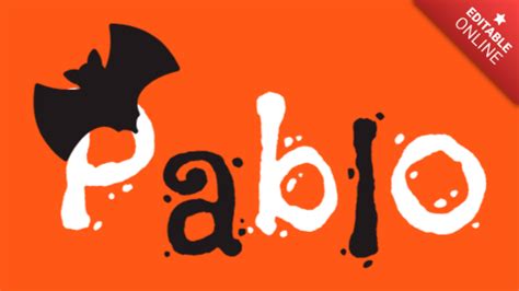 Pablo Happy Halloween Font Generador De Efectos De Texto