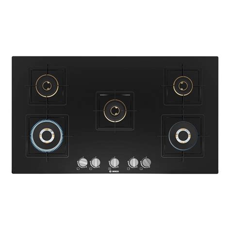 Buy Bosch PNV9B6F10I 5 Burner Hob Black at Poorvika!