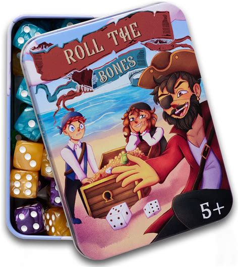 Amazon.com: Roll The Bones Dice Game for Kids, Fast-paced Dice Game for ...