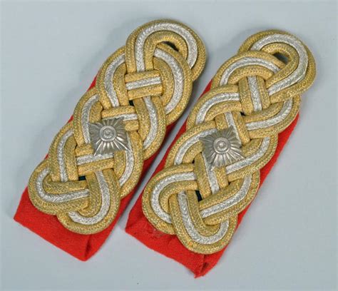 Regimentals German Wwii Army General Leutnant Shoulder Boards