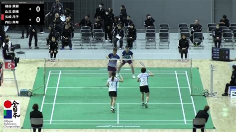 【総合2024】女子ダブルス2回戦｜篠谷菜留／山北奈緖（NTT東日本）vs 矢﨑月子／内山真希（岐阜Bluvic） - YouTube