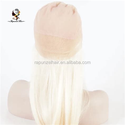 100 Brazilian Virgin Hair Middle Part 613 Long Platinum Blonde Human