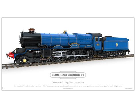 Gwr King Class Steam Locomotive Etsy