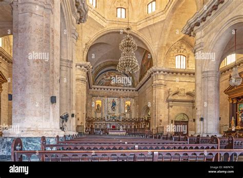 Interior View of Havana Cathedral, Cuba Stock Photo - Alamy