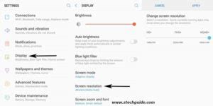 How To Change Display Resolution On Samsung Galaxy S