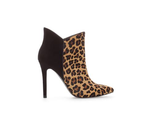 Zara Leopard Combination Ankle Boot In Animal Leopard Lyst