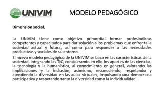 N Ramirez Modelo Educativo Univim Ppt