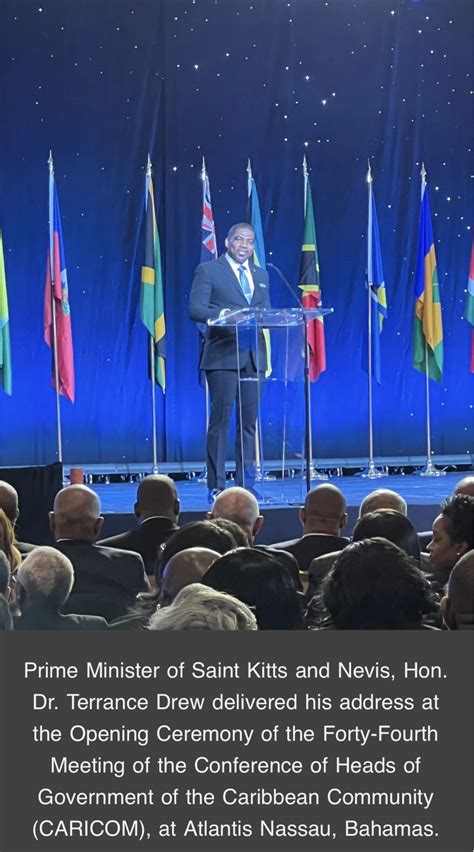 Remarks By Prime Minister Of Saint Kitts And Nevis At The Opening