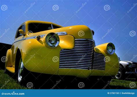 Yellow Classic Car Stock Photo Image Of Transportation 2782150