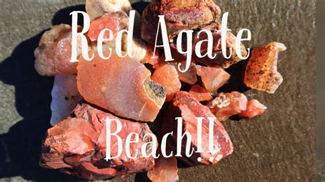 Red Agate Beach Rockhounding BC Canada YouTube