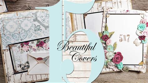 New Idea Beautifully Embellished Front And Back Covers For Large Scrapbook Album~tutorial Youtube