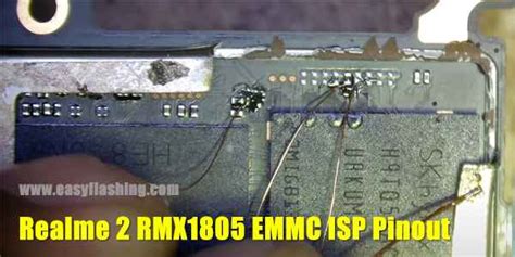 Realme 2 Isp Point Rmx1805 Emmc Isp Pinout Easy Flashing