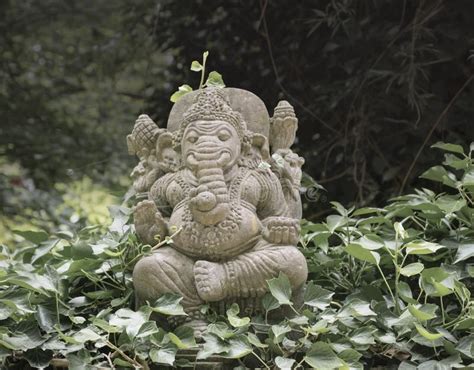 Ancient Oriental Ganesha Statue Stock Photo Image Of Greeting