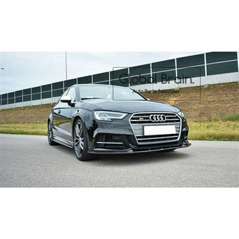 【楽天市場】アウディ A3 8v Sライン S3 後期 フロント バンパー リップ スポイラー Ver 1 Audi スプリッター