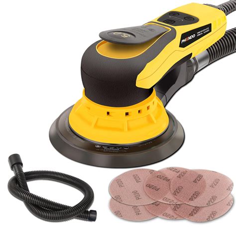 PHENDO Electric Random Orbital Sander Brushless 350W 3A Multi Function