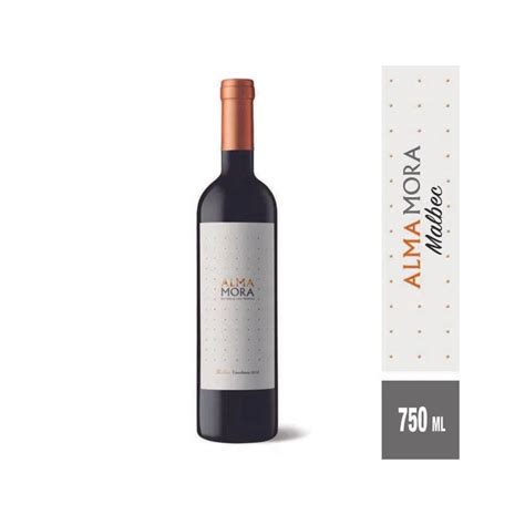 Vino Alma Mora Malbec X 750 Cm3 SuperUno