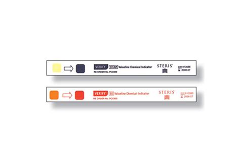 Verify Valueline Chemical Indicators Steris