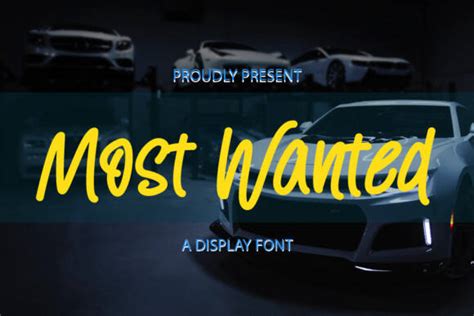 Most Wanted Font Download - FontsPad.com