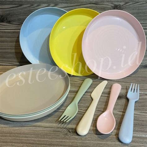 Jual Set Peralatan Makan Anak Piring Sendok Garpu Pisau Klas Di Seller