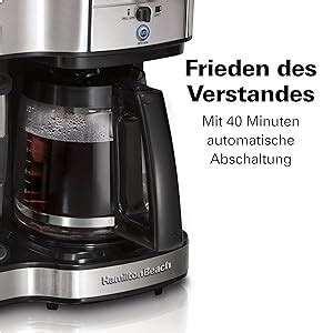 Amazon De Hamilton Beach Kaffeemaschine Mit Zweifachem Br Hsystem