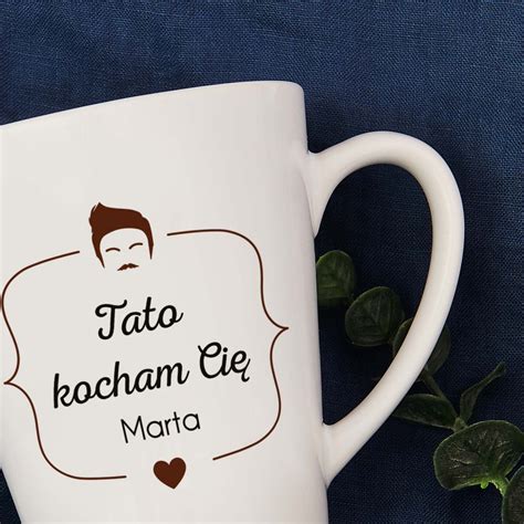 Kocham Tat Personalizowany Kubek Mygiftdna Pl