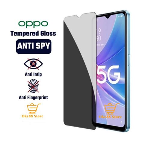 Layar Tempered Glass Anti Spy Oppo K1 K3 K5 K7 5g K7x K9 K9 Pro K10 R15 R15x R17 R17 Pro Anti