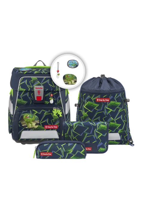 Schulrucksack Set Step By Step Space Teilig T Rex