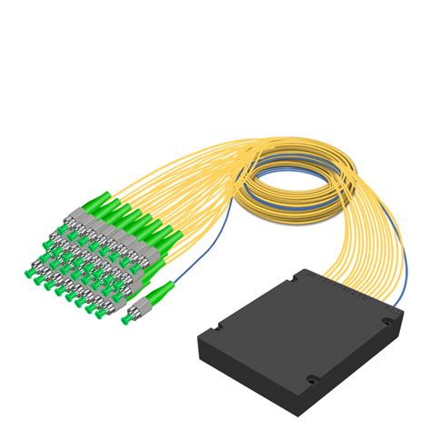 FBT Splitter 1 64 FC APC Fiber Optic Box Splitter 1 In 64