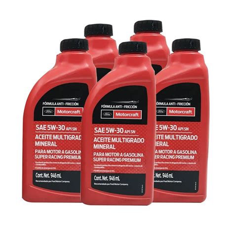 Aceite De Motor W Litros Motorcraft Super Racing Premium