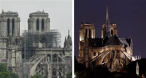 Inc Ndio Na Catedral De Notre Dame Compare Antes E Depois Pol Mica