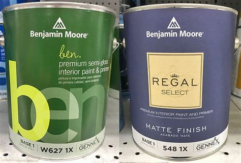 Benjamin Moore Ben vs. Regal Select (Differences & Similarities) - Prudent Reviews