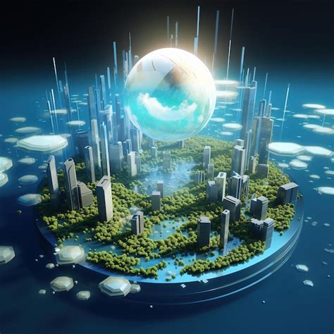 Premium Ai Image Earth 3d Model