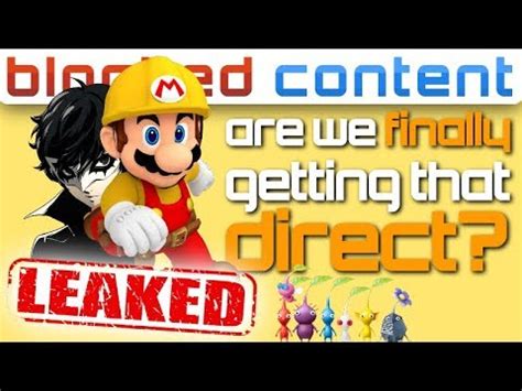 Multiple Reports Say NINTENDO DIRECT Is COMING More Evidence LEAK