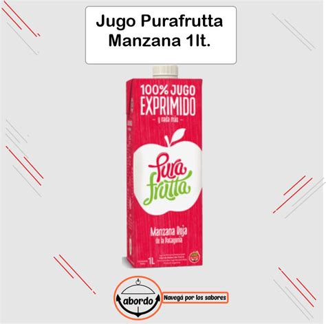 Jugo Natural De Manzana Roja X 1 Lt Abordo