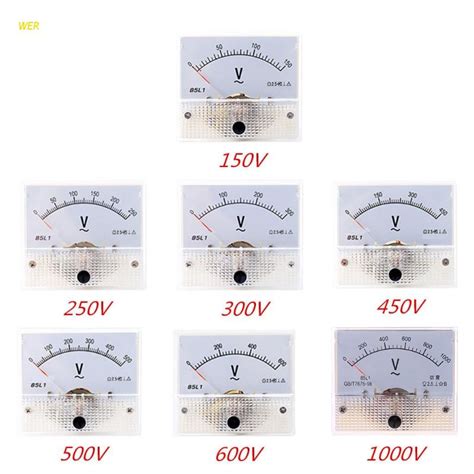 Wer 85l1 Pointer Ac Voltmeter Class 25 Analog Voltage Voltmeter Panel Meter 0 150v 250v 300v