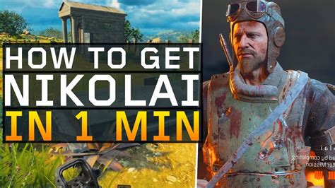 How To Unlock Nikolai In Minute Black Ops Blackout Youtube