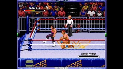 WWF Royal Rumble SNES Super Nintendo Tatanka Vs Bret Hart Vizzed