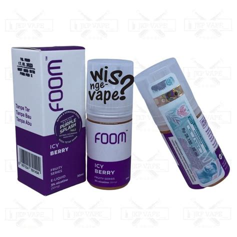 Jual Foom Icy Berry 30ml Purple Splash V2 Liquid Vape Salt Nic FOOM