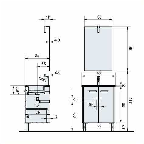 Hauteur Standard Meuble Vasque