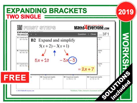 Expanding Brackets Ks3 Tes at Lisa Mccoy blog 
