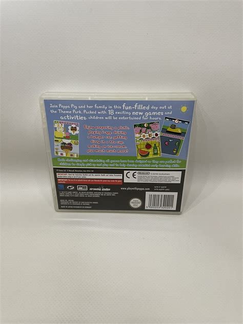 Peppa Pig Theme Park Fun Nintendo DS 2011 Manual Included