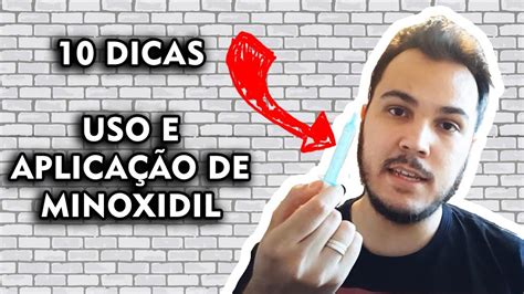 COMO USAR E APLICAR MINOXIDIL NA BARBA E CABELO YouTube