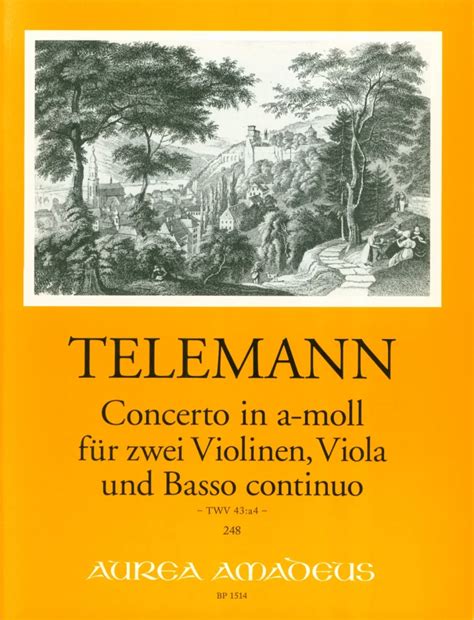 Concerto In A Moll TWV 43 A4 Von Georg Philipp Telemann Im Stretta