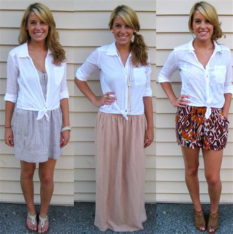 Ways To Wear Sheer Button Down Shirt Style Tab