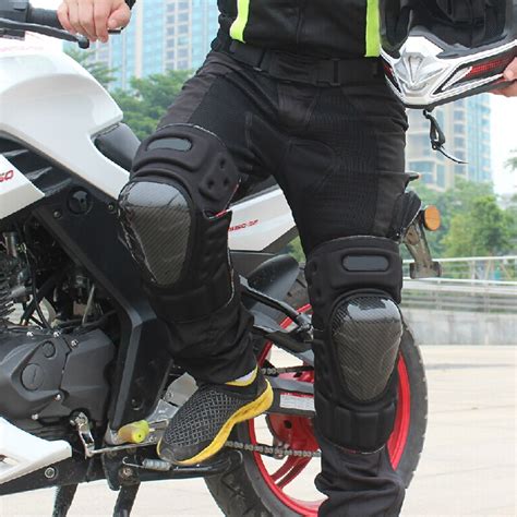 Super Carbon Fiber Motorfiets Beschermende Kneepad Grandado