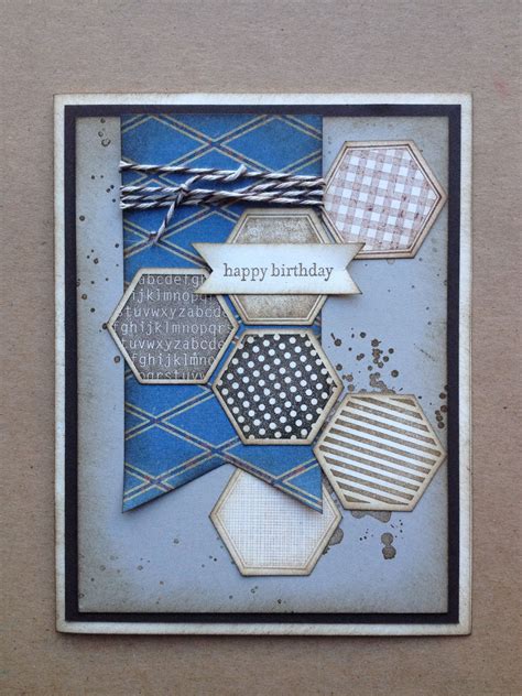 Stampin Up Stampin Sisters Crafty Card Class Masculine Birthday Card