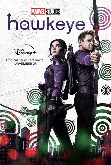 Hawkeye (Disney+) movie large poster.