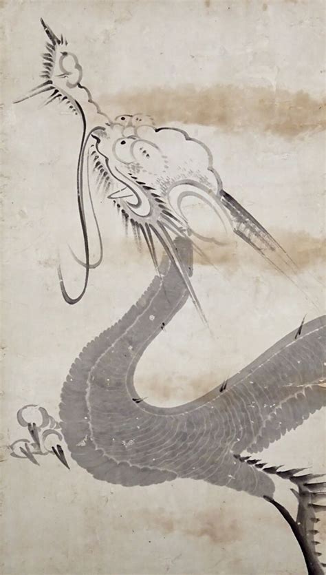 Detail Dragon 伊藤若冲 Ito Jakuchu 1716 1800 Japanese Japanese