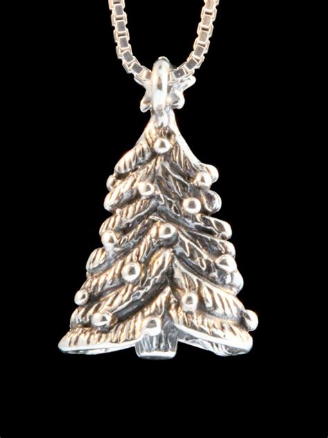 Christmas Tree Necklace Christmas Tree Jewelry Christmas Tree - Etsy