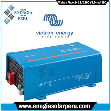 Inversor Victron Phoenix 12V 1200VA Paneles Solares Perú